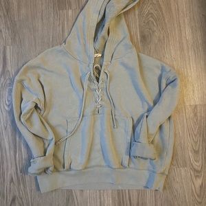 Sage Green American Eagle Hoodie